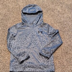 Under Armour Youth Hooded Pullover - Gray Digital Camo